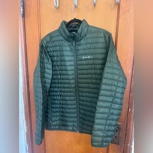 Eddie Bauer Green Quilted Jacket